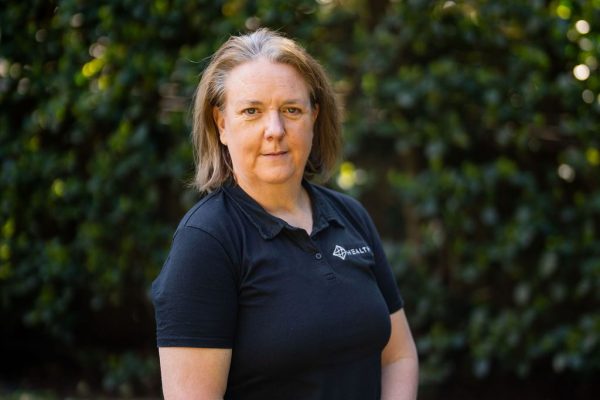 Healthproof occupational therapist standing outdoors in uniform